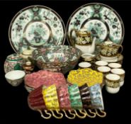 ASSORTED CERAMICS, including Royal Stuart gilt decorated multi-colour tea service, Noritake floral