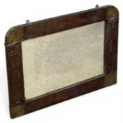 ART NOUVEAU HAMMERED-COPPER WALL MIRROR, 57 (h) x 77 (w) x 3cms (d) Provenance: private collection