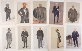 GROUP OF TWENTY VANITY FAIR SPY 'SCIENTISTS' CHARACTER PRINTS, including Electricity, Cremation,