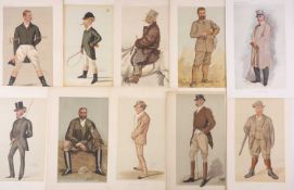 GROUP OF TWENTY VANITY FAIR SPY 'RURAL SPORTS' CHARACTER PRINTS, including, Pointers, Born in the