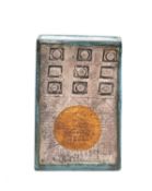 ST. IVES TROIKA POTTERY SLAB VASE, signed with initials 'MP (Marilyn Pascoe), Troika, St. Ives,