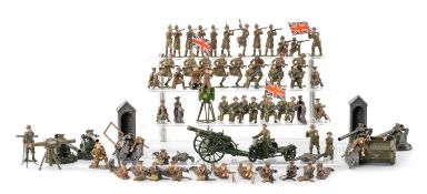 BRITAINS SOLDIERS, including No. 1728 Predictor Anti-Aircraft (boxed, with soldier, good); No.