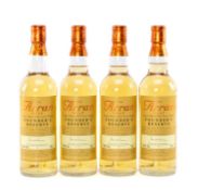 FOUR BOTTLES OF ARRAN FOUNDER'S RESERVE SINGLE ISLAND SCOTCH MALT WHISKY, 43% vol., 70cl (4)