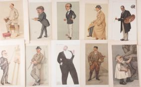 GROUP OF FORTY VANITY FAIR SPY 'THEATRE & ART' CHARACTER PRINTS, including Hereditary Actor, From