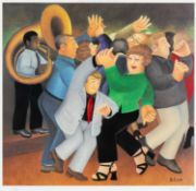 ‡ BERYL COOK (1926-2008) limited edition (461/650) print - entitled, 'Jiving to Jazz', published