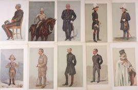 GROUP OF FORTY VANITY FAIR SPY 'PRIME MINISTER, CHANCELLOR & MILITARY' CHARACTER PRINTS, including