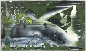 ‡ ELFYN LEWIS (b. 1969) oil on board - entitled verso 'Carreg Dan', dated 2012, 29.5 x 51cms