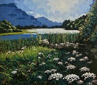 ‡ HUW LEWIS-JONES limited edition (2/100) colour print - 'Spring, Llyn Gwernan, Cader Idris',