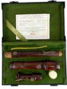 DOLMETSCH 2688 ROSEWOOD-CASED TREBLE RECORDER, in Moeck hard case Provenance: private collection
