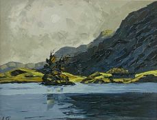 ‡ HUW LEWIS-JONES limited edition (1/50) colour print - entitled 'Cregennan Lake', 38 x 49cms