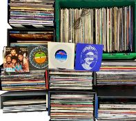 LARGE COLLECTION OF LP RECORDS, various genres but mainly rock and pop from the 1970s onwards