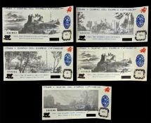 FIVE BLACK SHEEP COMPANY OF WALES LTD (CWMNI Y DDAFAD DDU GYMREIG) PRIVATE PROMISSORY BANK NOTES, £