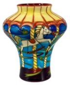 MOORCROFT 'MERRY GO ROUND' VASE, 15cms (h) Provenance: private collection Denbighshire