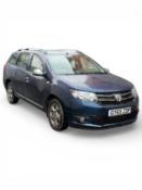 DACIA ESTATE CAR, Logan MCV Laureate Prime DC, registration number GY65 ZDP, blue, first