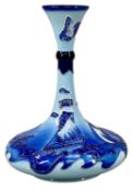 MOORCROFT 'FLORIAN YACHT' VASE, 24cms (h), boxed Provenance: private collection Denbighshire