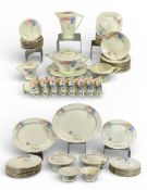 SHELLEY TULIPS PATTERN TEA & DINNERWARE, pattern No. 45096, including two circular tureens and