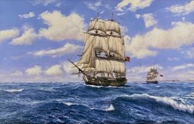 CHRIS H. D. WOODHOUSE limited edition (100/850) print - 'A Bristolian in Command', signed and