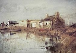 ‡ WILLIAM SELWYN (b. 1933) limited edition (22/300) colour print - Welsh farmhouse, signed and