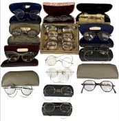 VINTAGE SPECTACLES, possibly some gold framed Provenance: private collection Powys