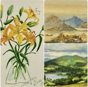 ‡ ADRIAN BEACH oil on board - Welsh landscape, signed lower right, 29 x 39cms, EDWIN EARP