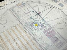 BARRY & BRITON FERRY RAILWAY INTEREST: assorted railway engineers' drawings and diagrams, GWR