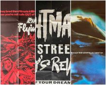 THREE HORROR MOVIE POSTERS: Piranha II Flying Killers & Silent Rage Double Bill (1982), A
