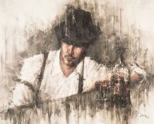 RÉMI LABARRE (Canadian, contemporary) limited edition (85/195) giclée print on canvas - 'Easy