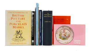 ASSORTED WELSH POTTERY REFERENCE BOOKS & EXHIBITION CATLOGUES, including 'The Pottery & Porcelain of