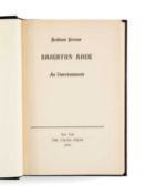 GREENE (GRAHAM) Brighton Rock, rebound 1st US edition, New York: Viking Press, 1938, modern black