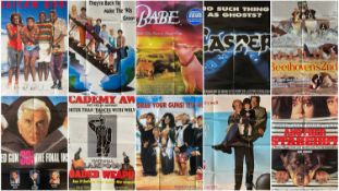 TEN COMEDY MOVIE POSTERS: Cool Runnings (1993), The Brady Bunch Movie (1995), Babe (1995), Casper (