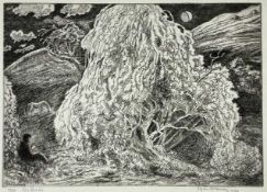 EDGAR HOLLOWAY limited edition (17/50) etching - entitled 'The Bride', signed and dated 1990, 17 x