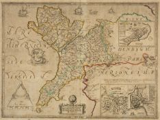 ANGLESEY & CAERNARFONSHIRE. Saxton (Christopher & Lea Philip), Mona Insula alias Anglesey and