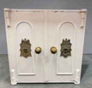 JOHN & JOSH TAUNTON PATENT FIRE RESISTING SAFE, manufactured in Birmingham, serial No. 13959, double