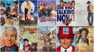TEN 1990s COMEDY MOVIE POSTERS: The Beverly Hillbillies (1993), Joe Versus the Volcano (1990), Major