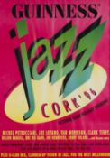 GUINNESS JAZZ FESTIVAL POSTER, Cork 1996, 58 x 41cms Provenance: private collection Powys