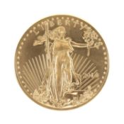 USA, $50 GOLD EAGLE, 2014, 1oz fine gold Provenance: deceased estate Gwynedd
