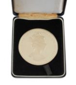 ELIZABETH II FALKLAND ISLANDS COMMEMORATIVE SILVER PROOF £25, 1986, Royal Wedding of Prince Andrew &
