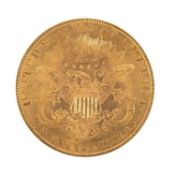USA, $20 GOLD LIBERTY, 1900 (MS63), within PCGS capsule Provenance: deceased estate Gwynedd