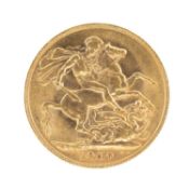 EDWARD VII SOVEREIGN, 1910, 7.98g Provenance: deceased estate Gwynedd