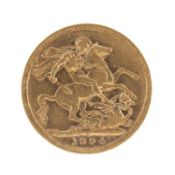 VICTORIA SOVEREIGN, 1894, Melbourne Mint, 7.95g Provenance: deceased estate Gwynedd