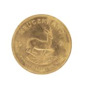SOUTH AFRICA KRUGERRAND, 1975, 1oz fine gold Provenance: deceased estate Wirral