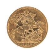 GEORGE V SOVEREIGN, 1912, 7.96g Provenance: deceased estate Gwynedd