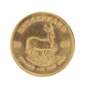 SOUTH AFRICA KRUGERRAND, 1980, 1oz fine gold Provenance: deceased estate Wirral