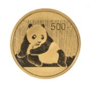 CHINA PEOPLES REPUBLIC, GOLD PANDA 500 YUAN, 2015, 1oz fine gold Provenance: deceased estate
