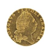 GEORGE III SPADE GUINEA, 1798, fifth laureate head, 8.3g Provenance: deceased estate Gwynedd