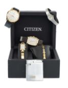 SEIKO GENT'S AUTOMATIC GOLD-PLATED WRISTWATCH on a leather strap, a gent's Rotary wristwatch, a