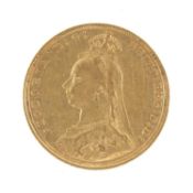 VICTORIA SOVEREIGN, 1890, 7.95g Provenance: deceased estate Gwynedd