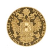 AUSTRIA, FRANZ JOSEPH I 4 DUCAT GOLD COIN (RESTRIKE), 1915, 13.96g Provenance: deceased estate