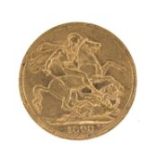VICTORIA SOVEREIGN, 1898, 7.95g Provenance: deceased estate Gwynedd
