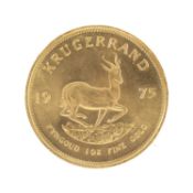 SOUTH AFRICA KRUGERRAND, 1975, 1oz fine gold Provenance: deceased estate Wirral